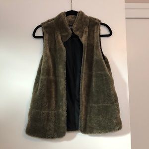 Fuzzy stylish vest